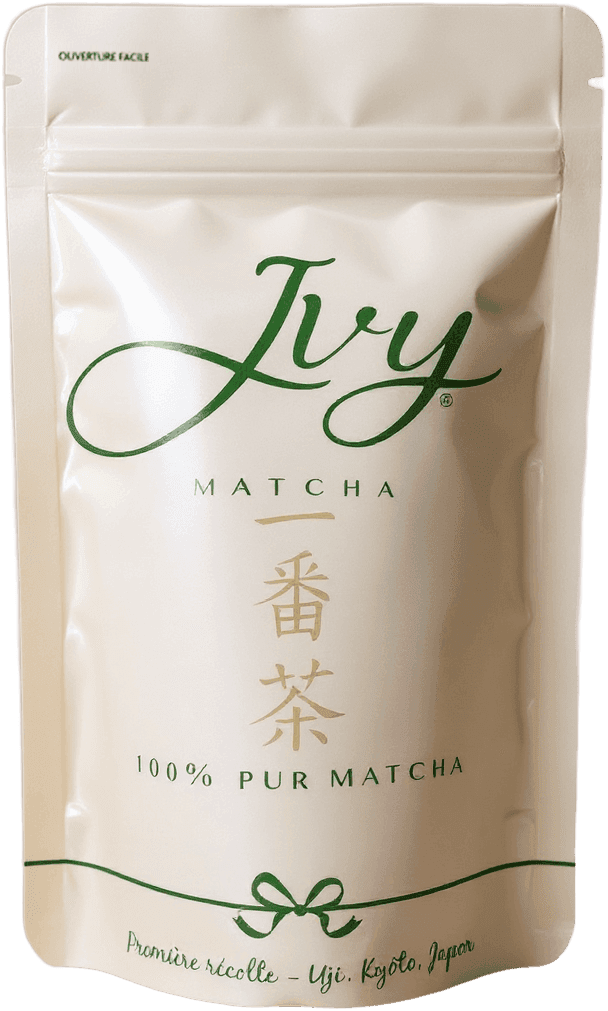 Sachet Ivy Matcha de 30 g, face avant